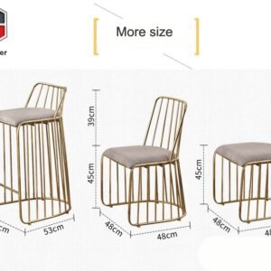Simple-design-gold-metal-dining-chair3
