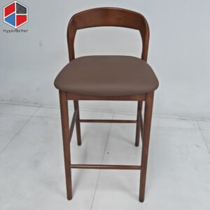 Wood Frame Cupid Bar Stool