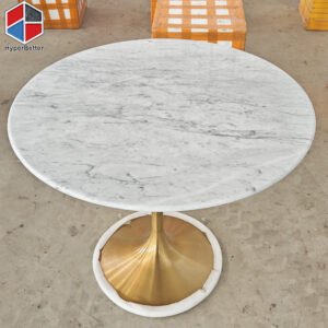 Gold Tulip Base Table