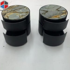 Green Marble Top Sofa Side Table