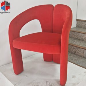 Red Velvet Armchairs