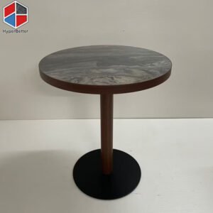 Circle Wood Edge Restaurant and Coffee Table