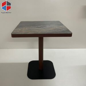 Square Wood Edge Table