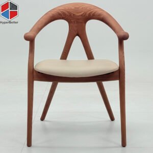 Leather Seat Walnut Wood Butterfly Chairs