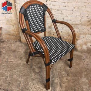 Garden Plastic Rattan Armchairs