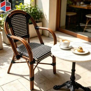 Hotel balcony Rattan Table Set