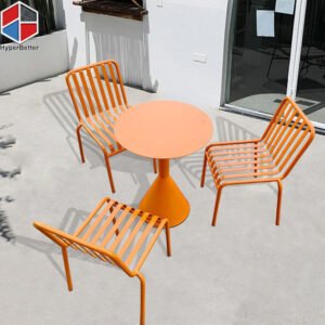 Orange Table Set 4 seats