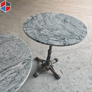 White Granite Restaurant Outdoor Table