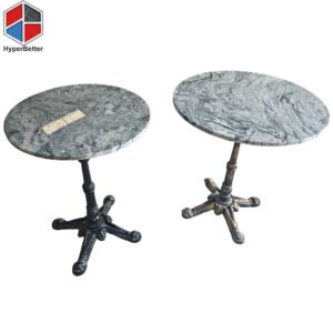 White Granite Restaurant Outdoor Table