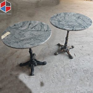 White Granite Restaurant Outdoor Table